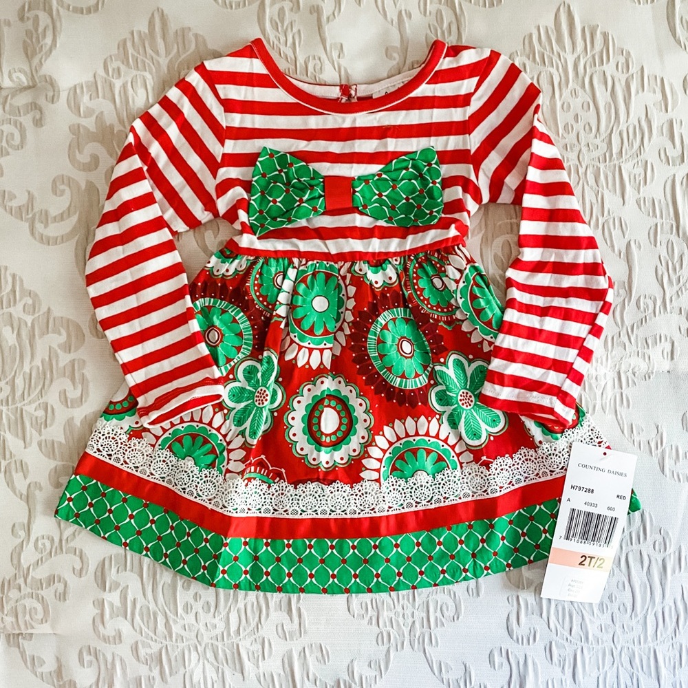 NEW 🏷 Counting Daisies Toddler Long Sleeve Dress